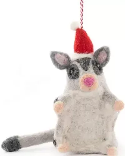 Cover image for Sugar Glider Sarah - Felt Christmas Decoration