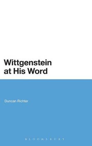 Cover image for Wittgenstein at His Word