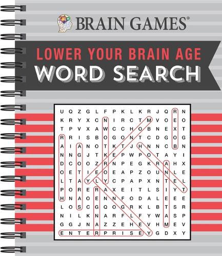 Cover image for Brain Games - Lower Your Brain Age - Word Search