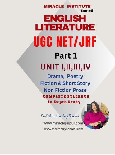 Cover image for English Literature UGC NET JRF