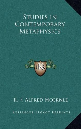 Studies in Contemporary Metaphysics