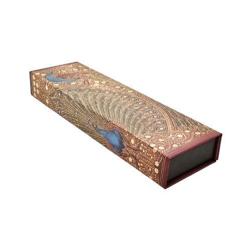 Cover image for Hafiz's Peacocks (Sangorski & Sutcliffe) Pencil Case (Wrap Closure)