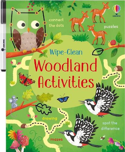 Cover image for Wipe-Clean Woodland Activities