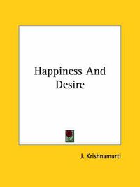 Cover image for Happiness and Desire