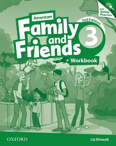 Cover image for American Family and Friends: Level Three: Workbook with Online Practice: Supporting all teachers, developing every child