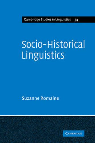 Cover image for Socio-Historical Linguistics: Its Status and Methodology