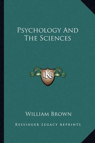 Cover image for Psychology and the Sciences