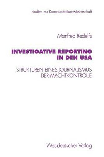 Cover image for Investigative Reporting in Denglish USA