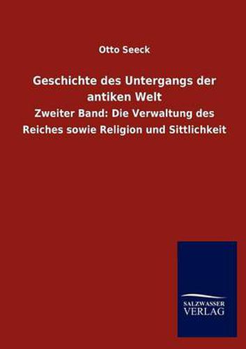 Cover image for Geschichte des Untergangs der antiken Welt