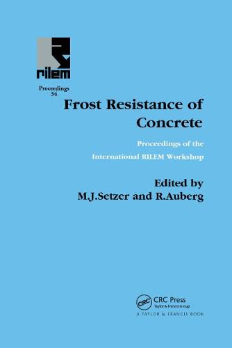 Cover image for Frost Resistance of Concrete