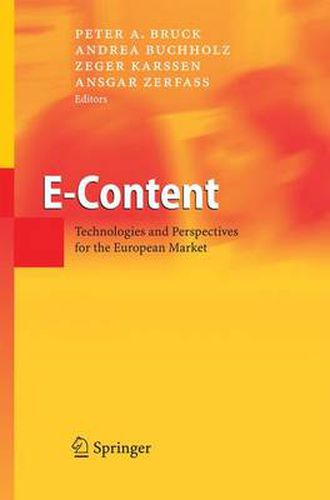 Cover image for E-Content: Technologies and Perspectives for the European Market