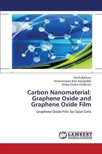 Cover image for Carbon Nanomaterial: Graphene Oxide and Graphene Oxide Film