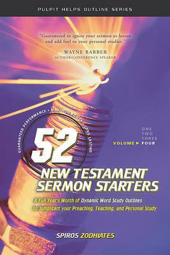 Cover image for 52 New Testament Sermon Starters Book Four, Volume 1