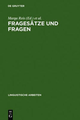 Cover image for Fragesatze und Fragen