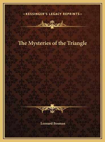 Cover image for The Mysteries of the Triangle