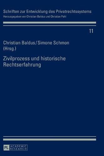 Cover image for Zivilprozess Und Historische Rechtserfahrung