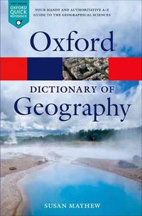 Cover image for A Dictionary of Geography