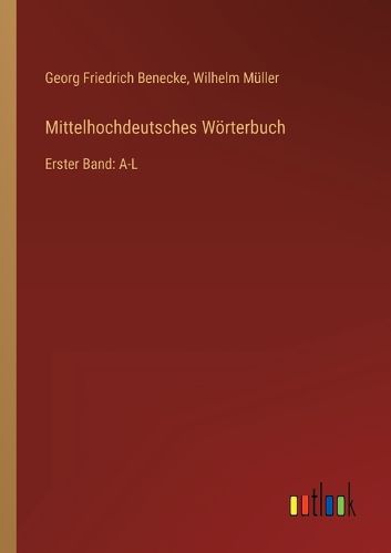 Cover image for Mittelhochdeutsches Woerterbuch