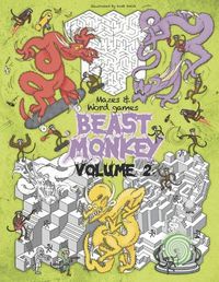 Cover image for BEAST MONKEY volume 2 mazes and word games