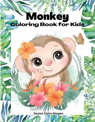 Cover image for Monkey Coloring Book for kids