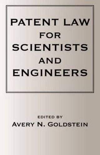 Cover image for Patent Laws for Scientists and Engineers