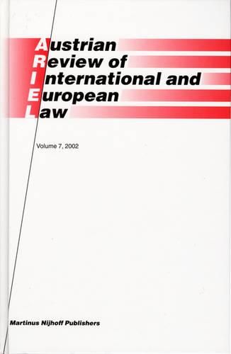 Cover image for Austrian Review of International and European Law, Volume 7 (2002)