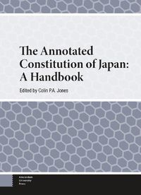 Cover image for The Annotated Constitution of Japan