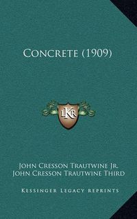 Cover image for Concrete (1909)