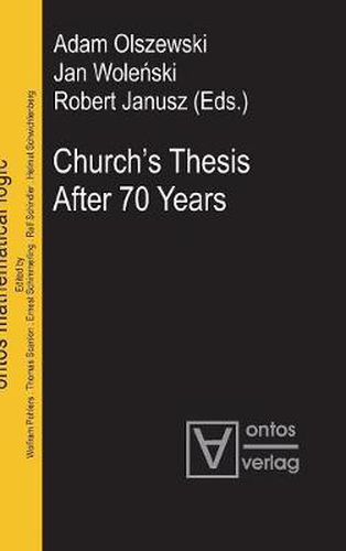 Cover image for Church's Thesis After 70 Years