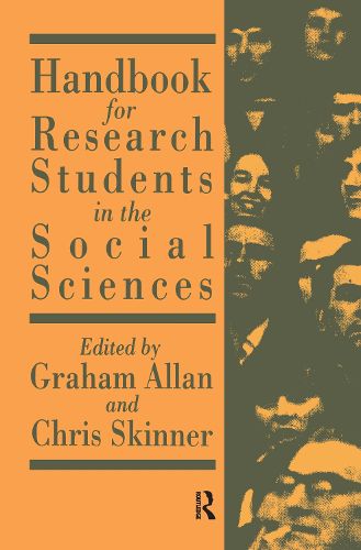 Cover image for Handbook for Research Students in the Social Sciences