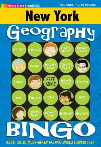 Cover image for New York Geography Bingo Game