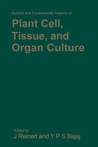 Cover image for Applied and Fundamental Aspects of Plant Cell, Tissue, and Organ Culture