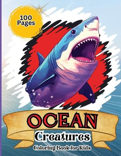Cover image for Ocean Creatures Coloring Book for Kids