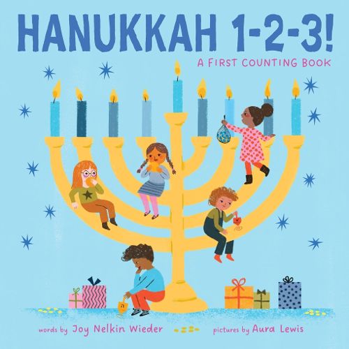 Cover image for Hanukkah 1-2-3!: A First Counting Book (A Jewish Holiday Concept Book)