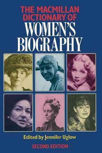 Cover image for Macmillan Dictionary of Women's Biography