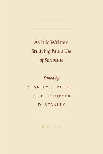 As It Is Written: Studying Paul's Use of Scripture