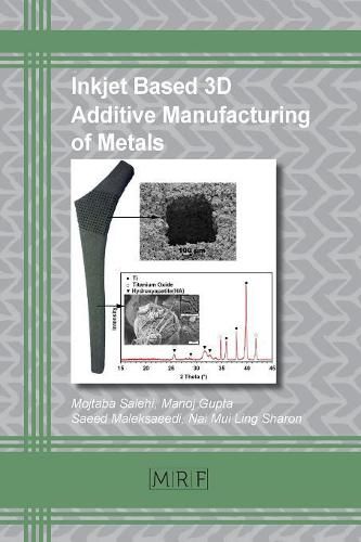 Cover image for Inkjet Based 3D Additive Manufacturing of Metals