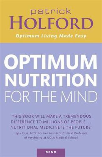 Cover image for Optimum Nutrition For The Mind