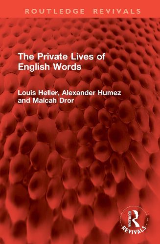 Cover image for The Private Lives of English Words