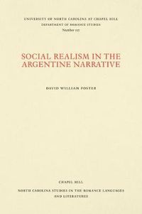 Cover image for Social Realism in the Argentine Narrative