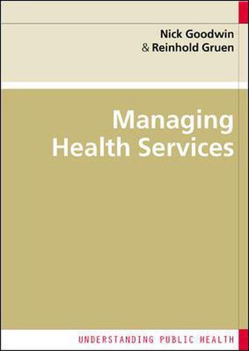 Cover image for Managing Health Services