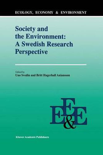 Cover image for Society And The Environment: A Swedish Research Perspective