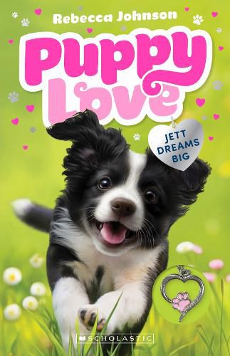 Cover image for Jett Dreams Big (Puppy Love #1 with Necklace)