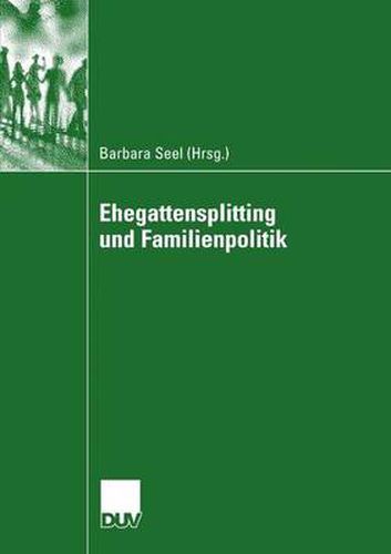 Cover image for Ehegattensplitting Und Familienpolitik