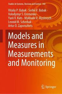 Cover image for Models and Measures in Measurements and Monitoring