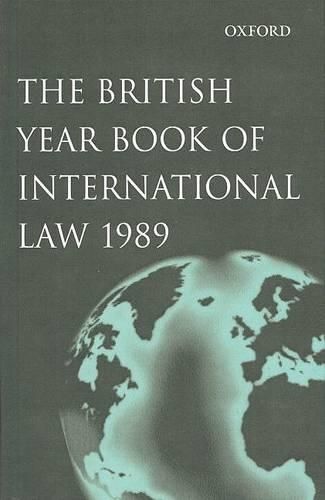 Cover image for The British Year Book of International Law