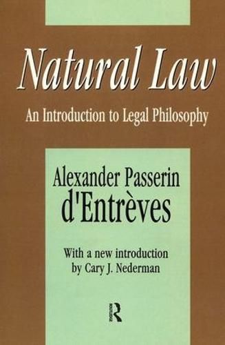 Cover image for Natural Law: An Introduction to Legal Philosophy