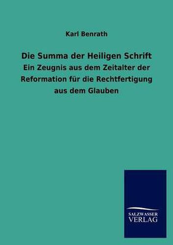 Cover image for Die Summa der Heiligen Schrift