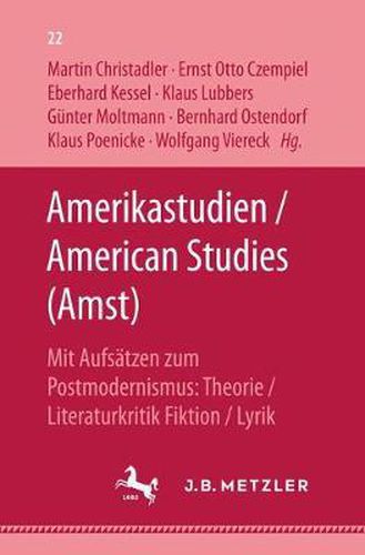 Cover image for Amerikastudien / American Studies