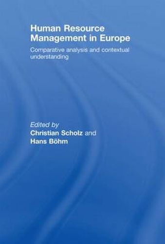 Cover image for Human Resource Management in Europe